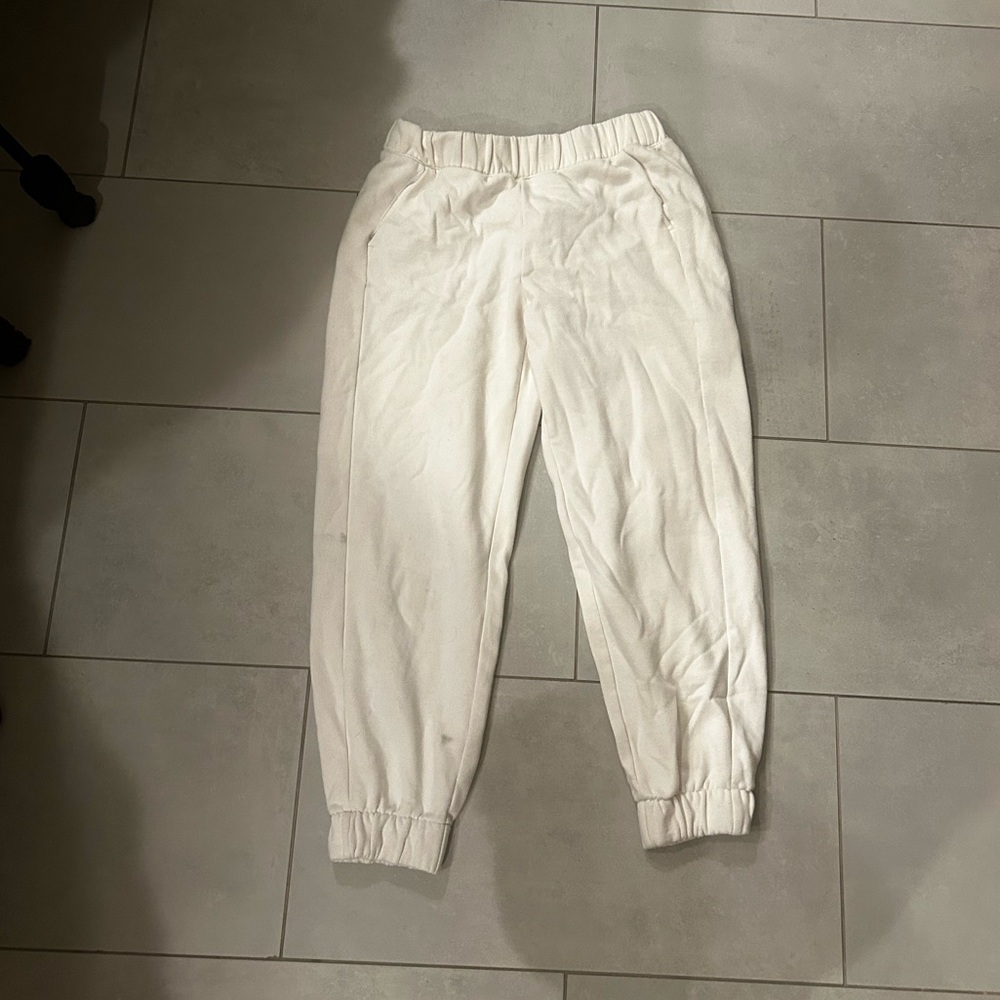 Women’s White Jogger Pants